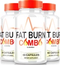 (3 Pack) Fat Burn Combo Kapsler, Fatburn Combo Keto Formel, Alle naturlige vægttab supplement til at opnå Healthy- Looking Body, Keto Fitness Pills, officielle anmeldelser (180 Kapsler)