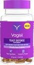 Vagisil Gær Defense Kosttilskud, Hjælper Balance Gær og gode Bacteria, Klinically- Probiotika, Rene Ingredienser, fremmer en sund vaginal Microbiome, Bare 1 Capsule Daily, 30 Kapsler