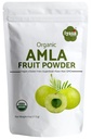 Organic Amla Fruit Powder, Amalaki Berry Powder, Trial pack of 4 Unse / 112 gm, USDA Organic, Raw Superfood til hud og hår, Resealable Pouch af 4 oz