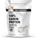 Det er bare! - 100% Casein Protein Powder, Made in USA, One Ingredient, Slow Burning, Time Release (1 Pund (pakke med 1), Unflavored)