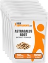 BulkSupplements.com Astragalus Extract Powder - from Astragalus Root, Astragalus Supplement - Vegan & Gluten Free, Astragalus Powder - 500mg per servering, 1kg (2,2 lbs) (Pack of 5)