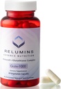 Reluminer L Glutathion Supplement Complex - Reduceret Glutathion 1000mg med Alpha Lipoic Acid & Rose HIPS kapsler til næret & Smoother Skin, Lavet i USA - 60 Caps