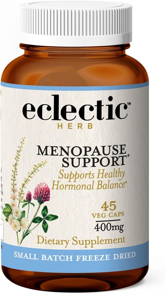 Eclectic Institute Raw Fresh Freeze- Tørred Menopause Support Б124; 45 CT (400 mg)