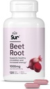 Sur Organic Beet Root Capsules 1000mg - Understøtter sund cirkulation og øget energi - nitrogenoxid superfood (120 kapsler)