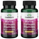 Swanson Hydrolyzed Fish Collagen Type I 400 Milligram 60 Kapsler (2 Pack)