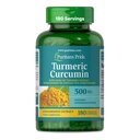 Puritans pride gurkemeje 500 mg, Standariseret til 95% cucuminoider, urtemedicin supplement til antioxidant sundhed, 180 Radpid Release kapsler