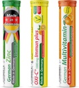 T & D Tysk Immun Boost Pakke 60 Servering - Vegan, Zero Sugar - Drik Effervescent tabletter - C-vitamin, zink, Multivitamin Pharma - Made in Germany