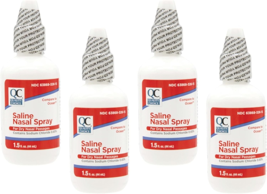 Quality Choice Saline Nasal Relief, 1.5oz (pakning med 4)