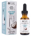 Rene opfindelser kokos vand - vand Enhancer Drops - Elektrolyte hydrering - Ingen sukker, kalorier, eller kunstige sødestoffer - 30 Servere, 1 oz