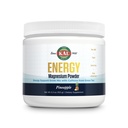 KAL Energy Magnesium Powder Drink, Ananas Arv Magnesium Citrate Powder, Energistøtte med grøn te Koffein, Sukker fri, 40 Servere