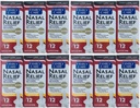 (12 pakninger) Nasal Relief Spray, 12 timers pumpe Mist (Oxymetazolin HCL) 0, 5 fl oz