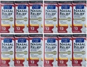 (12 pakninger) Nasal Relief Spray, 12 timers pumpe Mist (Oxymetazolin HCL) 0, 5 fl oz