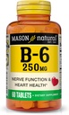 MASON NATURAL Vitamin B- 6 250 mg 60 TABS