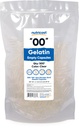 Nutricost Tomme kapsler Størrelse 00- 500 Clear Tomme Gelatine Kapsler - Kosher Certified, Non- GMO, Soy Free, Gluten Free