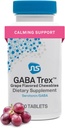 Neuorscience GABA Trex L Theanine Supplement - Rolig hjælp til dagslys stress support & aften afslapning - Chewable Grape- flavored tabletter - Vegan & non- GMO (60 tabletter)