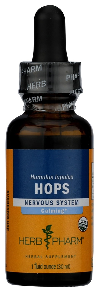 Herb Pharm Certified Organic Hums Liquid Extract til Calming Nervesystemet Support - 1 Ounce