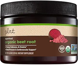 Organic Beet Root Powder a "Superfood - Natural Energy & Sund Blood Pressure Support (4.55 oz. / 30 Servering)