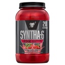 BSN SYNTHA- 6 Edge Protein Powder, Strawberry Protein Powder with Hydrolyzed Whey, Micellar Casein, Milk Protein Isolate, Low Sugar, 24g Protein, Strawberry Milkshake, 28 Servere