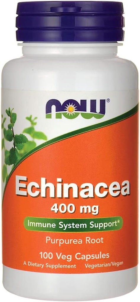 Nu fødevarer Echinacea Root Purpurea 400mg 100 Caps