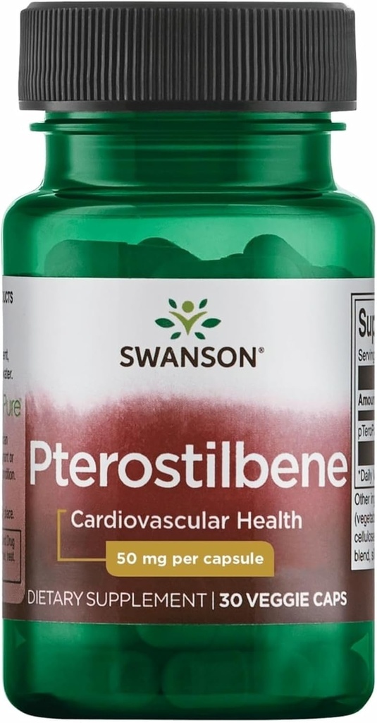 Swanson Pterostilben 50 mg 30 Veg Caps