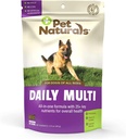 Pet Naturals Daily Multivitamin til hunde, Veggie Flavor, 30 Tygge - Yummy Chews med Aminosyrer, og Antioxidanter - Understøtter energi, Metaboliske funktion og Pet Wellness