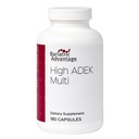 Bariatric Advantage High ADEK Multi - for Bariatric Kirurgi Patienter - Multivitamin med vitaminer A, D, E, K & Trace Minerals - 100% + DV af ADEK - 180 kapsler