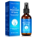 Magnesium Spray, Pure Magnesium Oil Spray til Feet, Natural Ingredient i glasflaske, Let at Absorb og Brug 1Pack