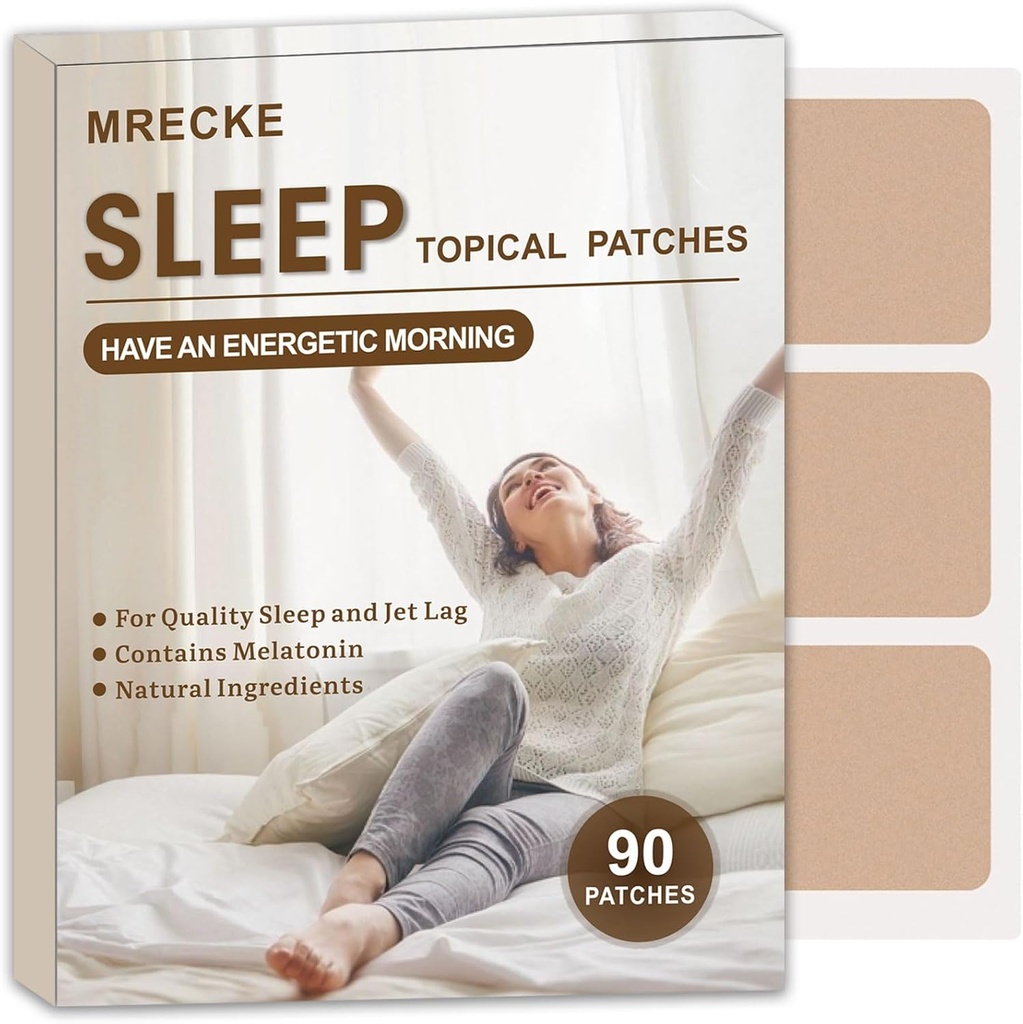 Søvnlapper for voksne ekstra styrke - hurtigt fungerende, Skin- venlige for mænd og kvinder, Cruelty Free Sleep Aid Alternativ Medical 124; 90 Patches