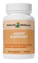 Naturlig Wellness Glucosamin Chondroitin med MSM og gurkemeje Supplement - Understøtter fælles sundhed, mobilitet og brusk styrke - Glucosamin MSM tabletter for fleksibilitet - 90 Greve