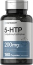 Horbäach 5HTP 200mg Supplement: 124; 180 Kapsler: 124; 5 Hydroxytryptophan: 124; Griffonia simplicifolia: 124; Ekstra styrke: 124; Non- GMO, Gluten Free