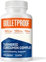 Bulletproof Turmeric Curcumin Complex Inflammation Response Softgels, 60 Count, Keto Supplement for Joint and Inflammation Support, Antioxidant Support, Packaging May Vary