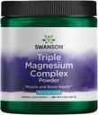 Swanson Triple Magnesium Complex Pulver 400 mg 8 oz Pwdr