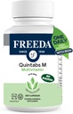 FREEDA Multivitamin One Daily - Quintass-M med jern - Kosher Multi Vitaminer Kosttilskud til kvinders sundhed - Multivitaminer til kvinder & Iron- Mangelfulde mænd Voksne Vitaminer Multivitamin (250)
