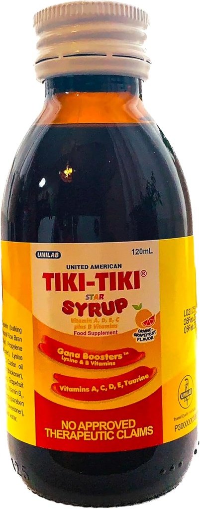 Tiki- Tiki Star Plus Syrup 120ml