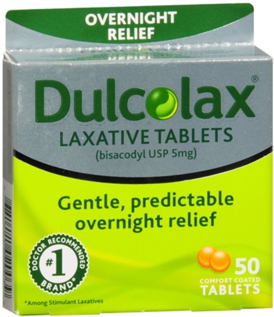 Dulcolax Laxative Tablets 50 ea (Pack of 6)