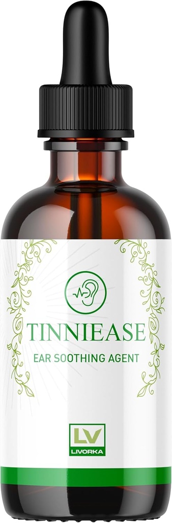 LIVORKA Tinniease Drops, Tinniease Drops til hørelse Support, Tinni Ease Drops, Tinniease Ear Drops, 1 flaske til 30 dage