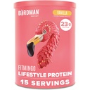 BIRDMAN Fitmingo Vegan Protein Powder med Inositol, Collagen Boostere, Hyaluronsyre og Vitaminer Medicine 124; Lavcarb, Dairy Free, Lavkalorie Medical 124; 23g Plant Based Blueberry Protein Powder med Myo- Inositol