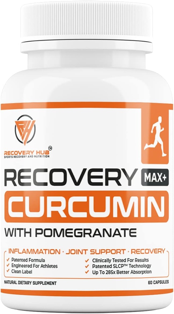 Inddrivelse MAX + gurkemeje / curcumin supplement - understøtter hjertet, hjerne, immunsystem, joints, lever, kolon sundhed - Patenteret formel - op til 285x Mere Absorption - Gluten Free + Vegan - 60 kapsler