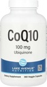 Lake Avenue CoQ10 Nutrition - Ubiquinone supplement - fremmer antioxidant aktivitet - Gluten Free, Non- GMO - 100 mg - 360 Veggie kapsler