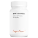 Supersmart - Skin Ceramider - med zink - Kraftfuld Skin Hydration, Beskyttelse & Care Supplements 124; Non- GMO - 60 Softgels