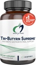 Design for sundhed Tri- Butyrin Supreme - 3-in-1 Butyric Acid (Butyrate) Postbiotika til Gut Health & Gut Permeability Support - Tributyrin tillæg med Odor- Minimizing Innovation (60 Softgels)
