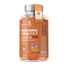 maxmedix Kids Multivitamin Gummies med Omega 3 6 9 - 120 Gummies (60 Servere) - Essential Kids Vitamin A, C, D & B12, Minerals & Nutrients - Natural Raspberry & Orange Flavor - Third-Party Testet