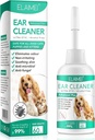 Øre renere for hunde, Hunde Øre infektion Behandling - Understøtter beroligende hund gær infektion, Lindrer Itchy & Inflammede Ører, Øre Odor, Pet Øre pleje supplement til små, mellemstore og store hunde - 60ml