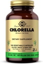Solgar Chlorella - 100 Vegetabilske kapsler - Maksimal Absorption - Non- GMO, Vegan, Gluten Free, Kosher - 100 Servere