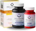 Reluminer Premium Sommer Glow Set - Collagen Ananas, Glutathione 1000mg & C-vitamin - Antioxidant Support til hud sundhed & Samlet wellness - 3- in-1 skønhed & wellness kit