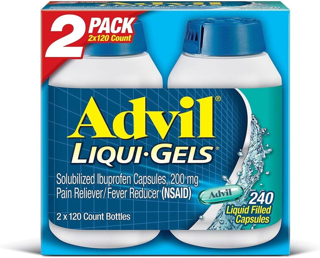 Advil Liqui- Gels (2pk, 120 Greve)
