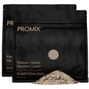 ProMix Nutrition Casein Protein Powder - Grass- Fed, Pasture Raised, Slow Release 25g Micellar Casein - 5,4g BCAAs Gluten Free, Sugar Free, Soy Free - Chokolade, 5lb