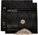 ProMix Nutrition Casein Protein Powder - Grass- Fed, Pasture Raised, Slow Release 25g Micellar Casein - 5,4g BCAAs Gluten Free, Sugar Free, Soy Free - Chokolade, 5lb