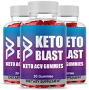 (3 Pack) Keto Blast Gummies, Maksimal Styrke, Original Keto Blast Gummy, Advanced Formel, 3 Måned Supply
