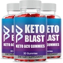 (3 Pack) Keto Blast Gummies, Maksimal Styrke, Original Keto Blast Gummy, Advanced Formel, 3 Måned Supply